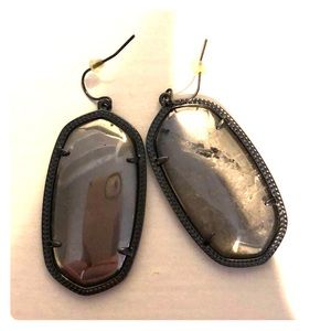 Kendra Scott Gunmetal Danielle Earring